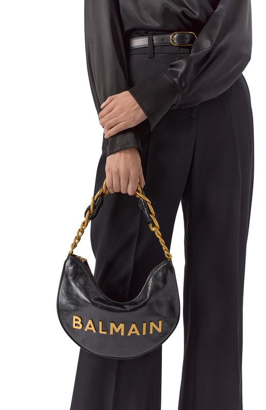 Сумка 1945 Soft Moon Balmain EN1BQ954/LETF Чёрный  EN1BQ954/LETF Фото 2