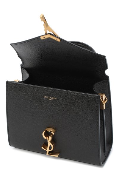 Сумка cassandra mini SAINT LAURENT черного цвета по цене 313000 руб., арт. 623930/B0W0W, фото 4 Сумка cassandra mini SAINT LAURENT, арт. 623930/B0W0W, фото 4