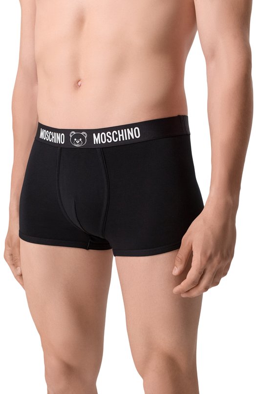 Хлопковые боксеры Moschino A1302/4410 Чёрный  A1302/4410 Фото 2