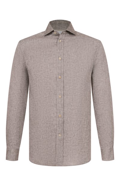 Мужская льняная рубашка BRUNELLO CUCINELLI, арт. MM6840627