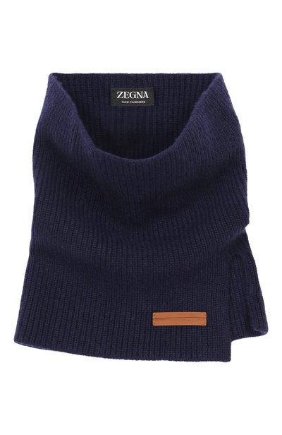 Мужской кашемировый шарф-снуд ZEGNA, арт. NEK/UEAT12A8