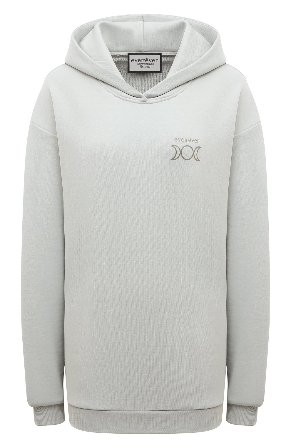Хлопковое худи EVERREVER, арт. RE-HOO-BLUE-01, фото 1