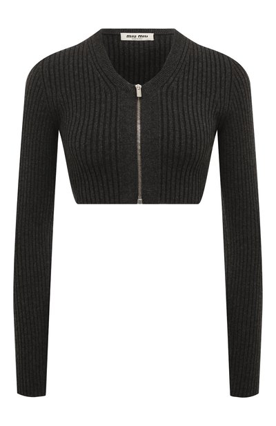 Кашемировый кардиган MIU MIU, арт. MMF597-1034-F0308, фото 1