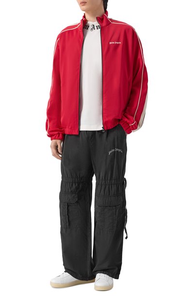 Мужские кожаные кеды palm tennis PALM ANGELS, арт. PMIA111S26LEA002