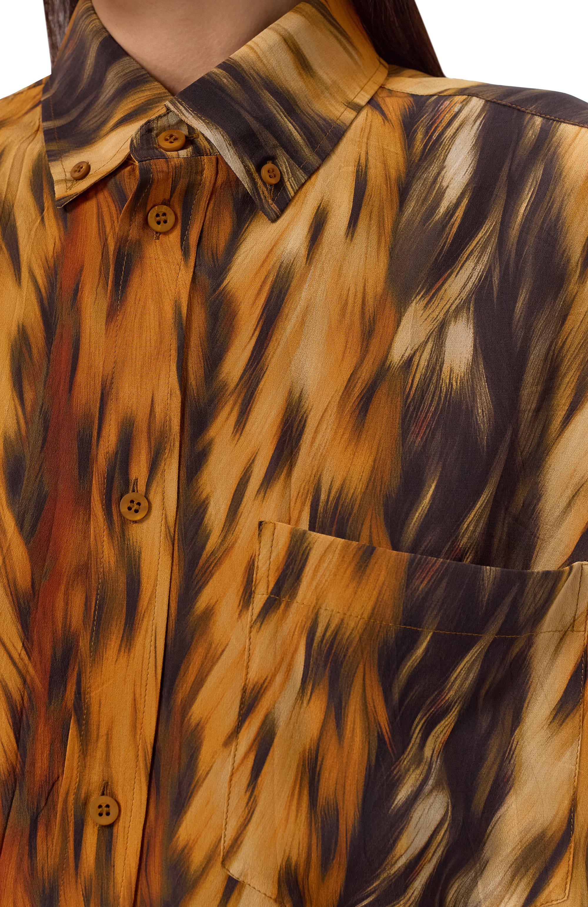 Шелковая рубашка BALENCIAGA, арт. 814121/TRLD5, фото 5