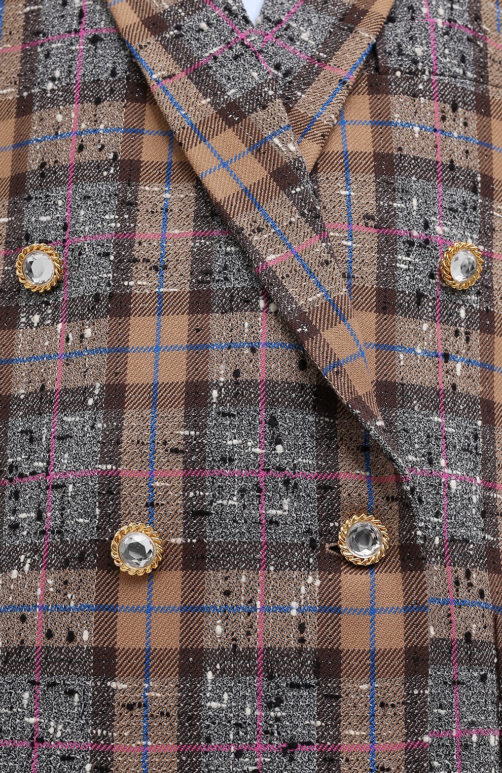 Двубортный жакет ALESSANDRA RICH разноцветного цвета по цене 185000 руб., арт. FAB2329-F2947, фото 6 Двубортный жакет ALESSANDRA RICH, арт. FAB2329-F2947, фото 6