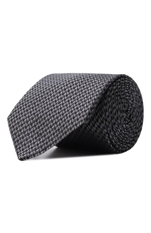 Шелковый галстук Canali 18/HJ04396 Серый 18/HJ04396