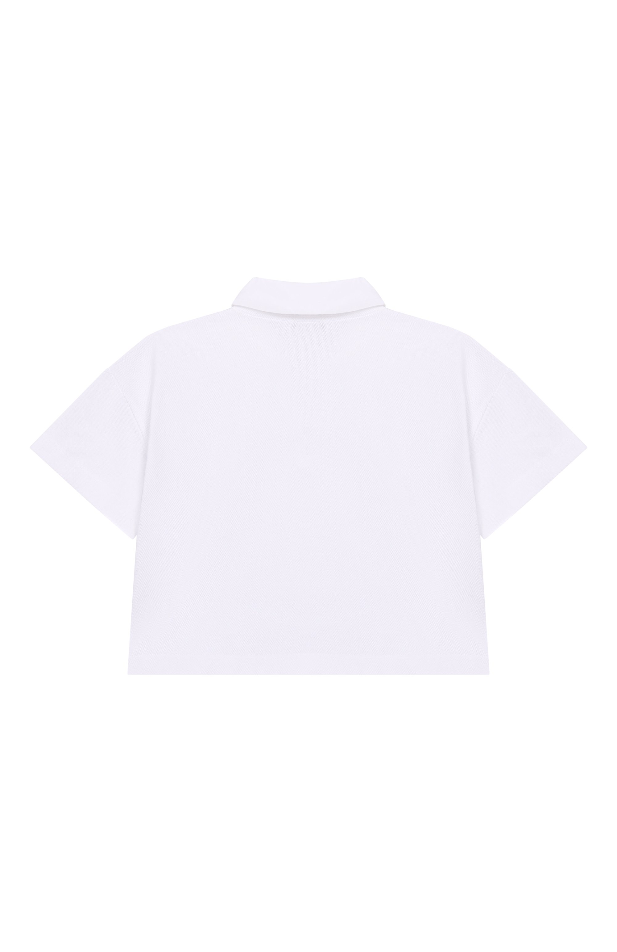 Хлопковое поло BALMAIN белого цвета по цене 24050 руб., арт. BY8B31, фото 2 Хлопковое поло BALMAIN, арт. BY8B31, фото 2