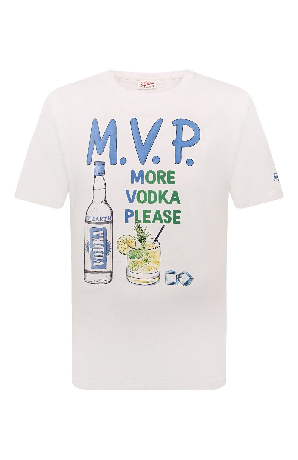 Хлопковая футболка MC2 SAINT BARTH, арт. STBM TSHIRT MAN/TSHM001/02203B, фото 1