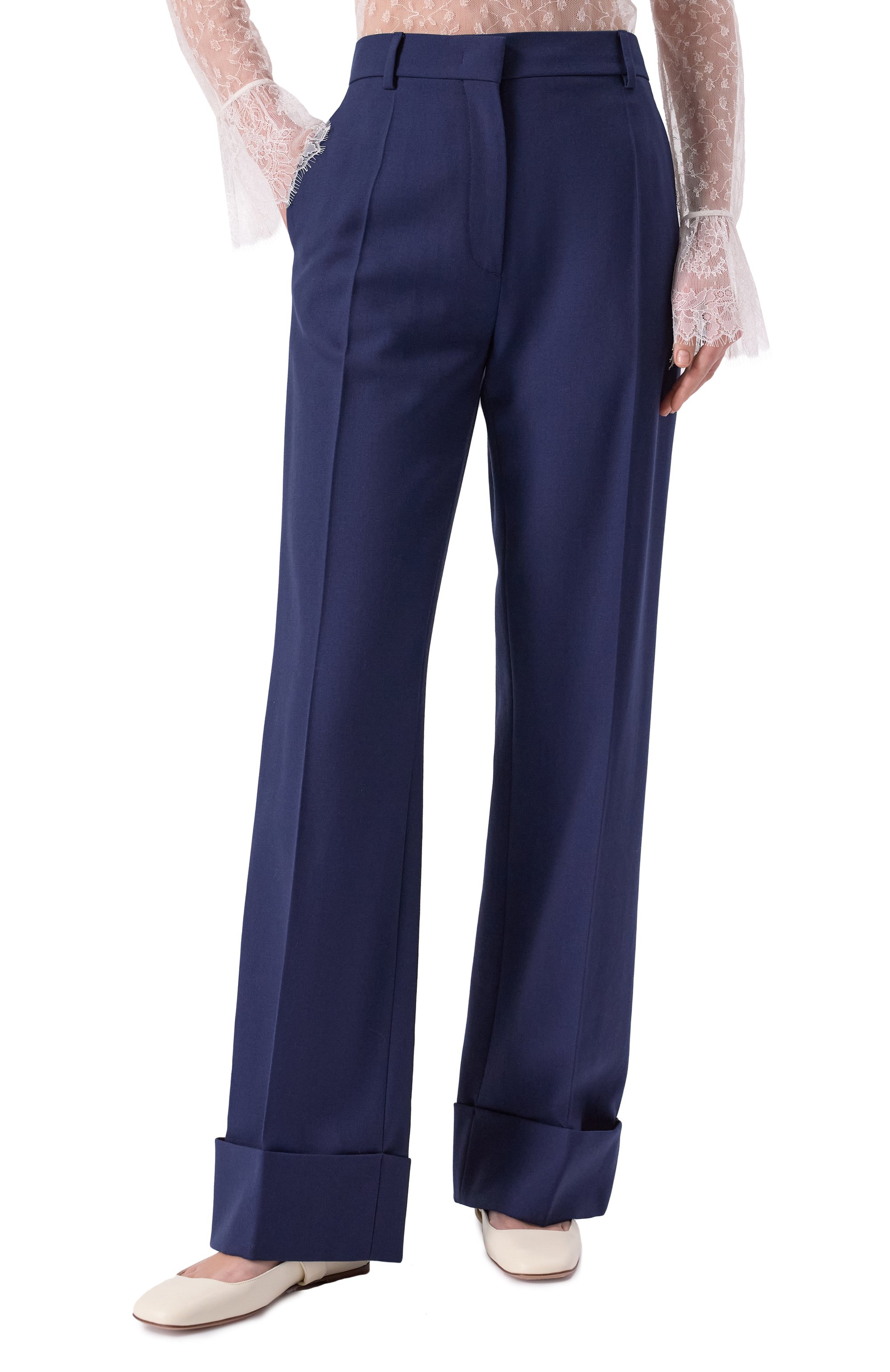 Шерстяные брюки VALENTINO, арт. 6B3RB66590T, фото 3