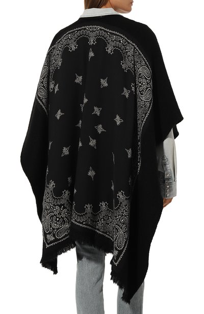 Шерстяное пончо DESTIN, арт. DU0 BAND CAPE, фото 4