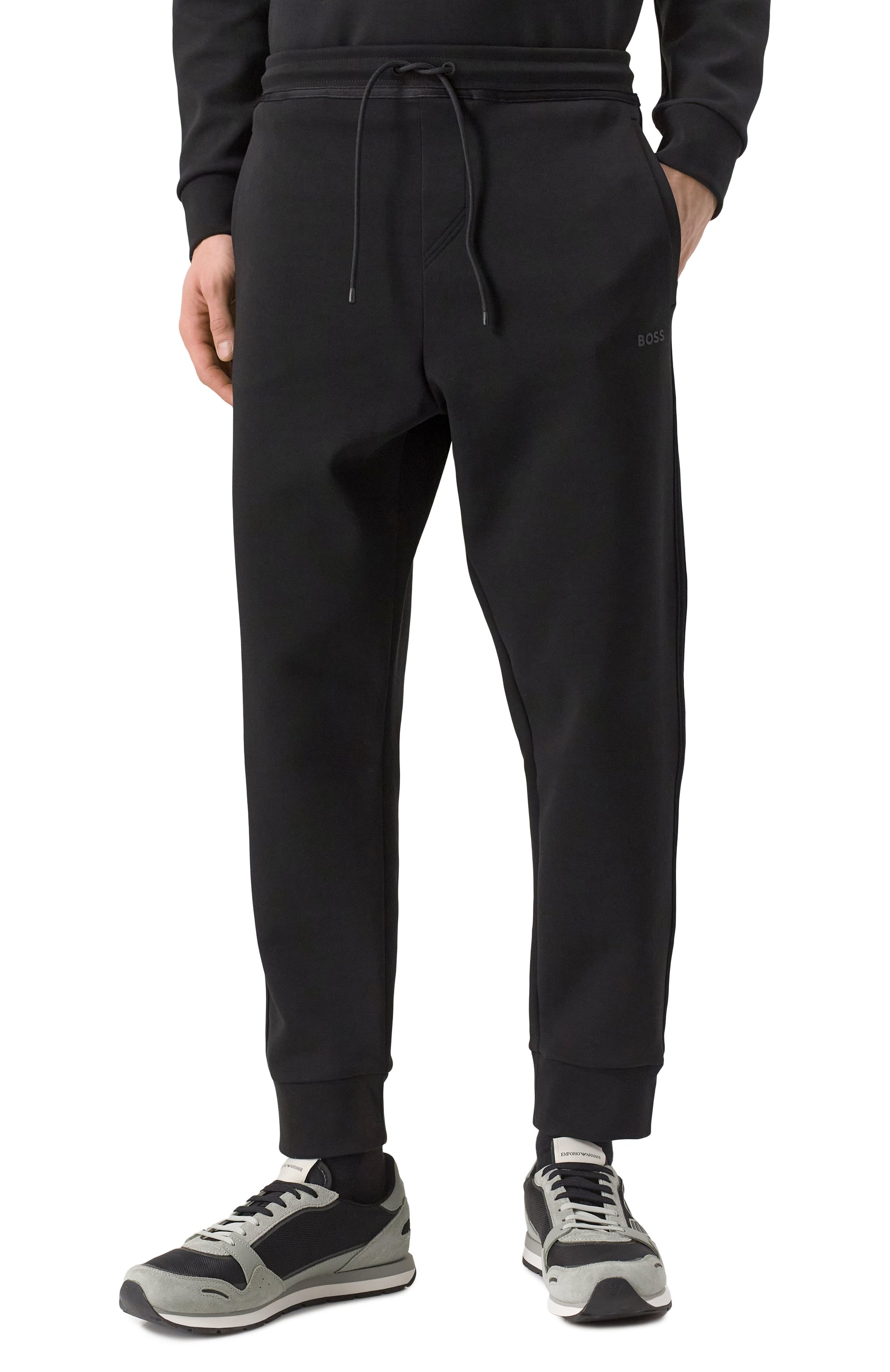Хлопковые джоггеры BOSS GREEN, арт. 50530030, фото 3