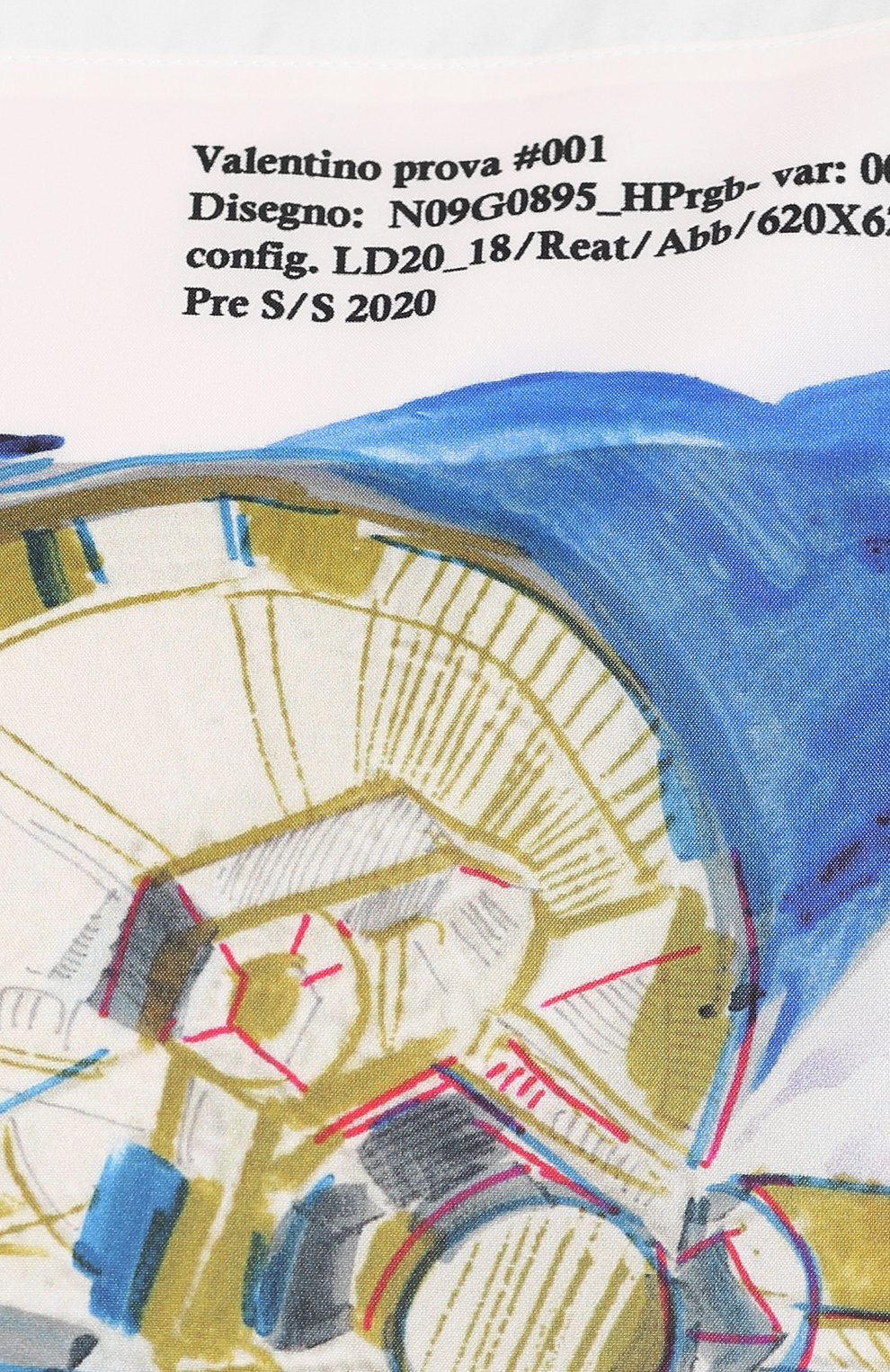 Хлопковая рубашка VALENTINO, арт. TV3ABA955WP, фото 5