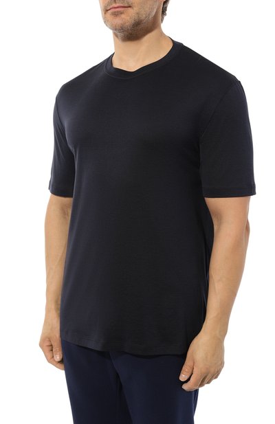 Футболка из шелка и хлопка BRUNELLO CUCINELLI, арт. MTB371308, фото 3