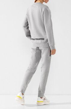 Хлопковый пуловер с круглым вырезом PACO RABANNE, арт. 18HJT0745C00002, фото 1