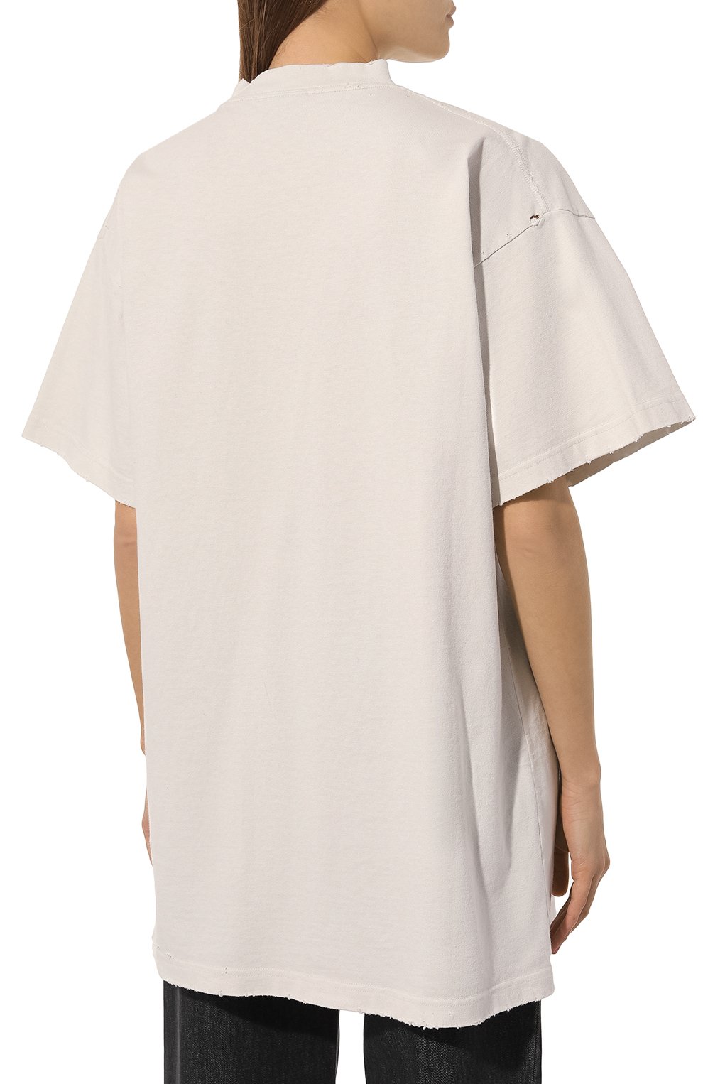 Хлопковая футболка BALENCIAGA, арт. 787349/TQVW4, фото 4