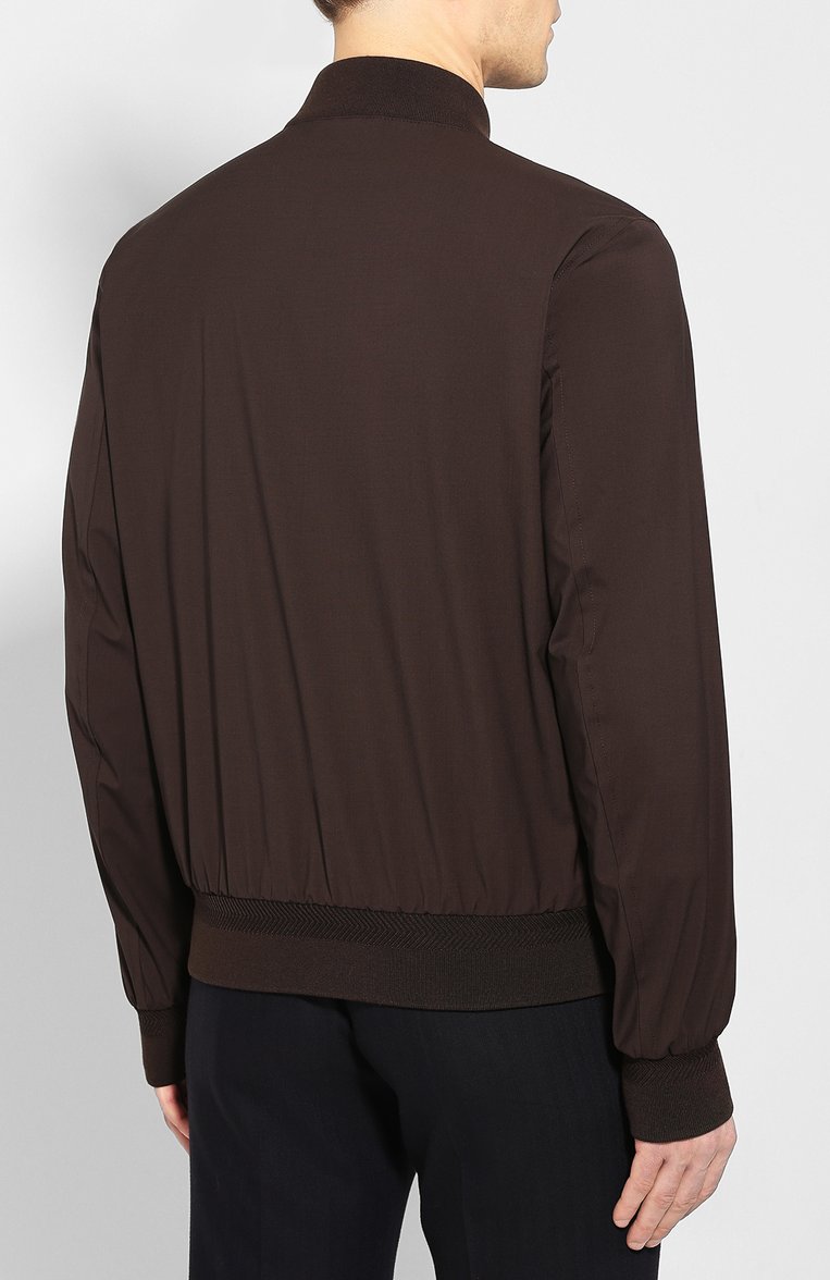 Шерстяной бомбер ZEGNA, арт. UUT20/7100, фото 4