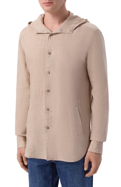 Льняная рубашка KITON, арт. UMCMARH09613, фото 3