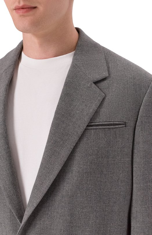Шерстяной пиджак Jil Sander J22BN0264-J41558 Серый  J22BN0264-J41558 Фото 7