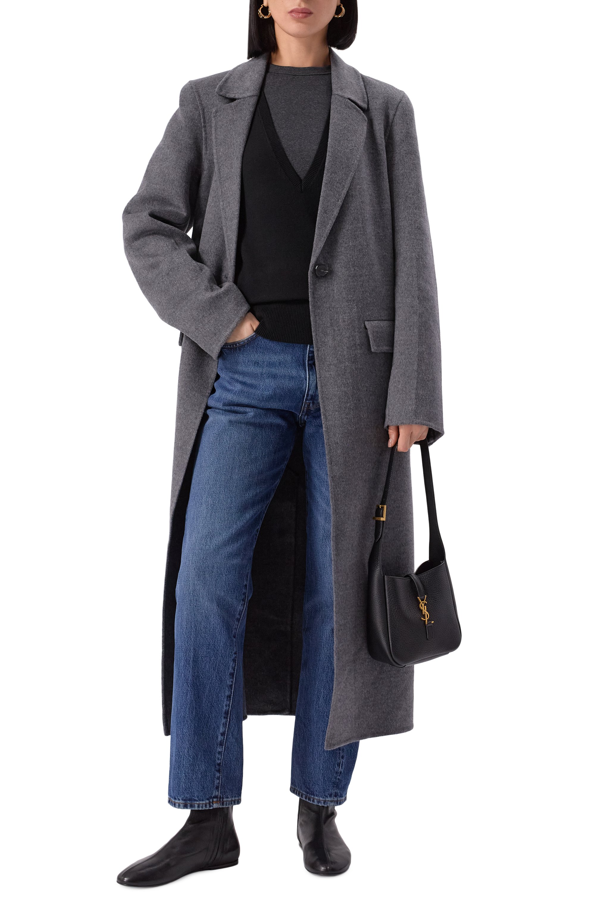 Джинсы TOTEME синего цвета по цене 39950 руб., арт. 221-232-741/405, фото 2 Джинсы TOTEME, арт. 221-232-741/405, фото 2