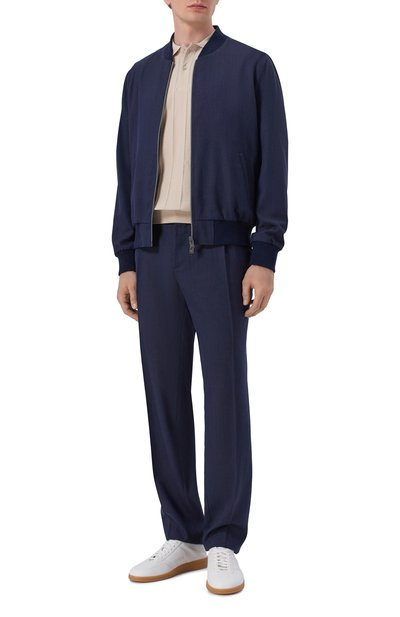 Бомбер из шерсти и шелка CAPOBIANCO, арт. 20M190.LR00., фото 2