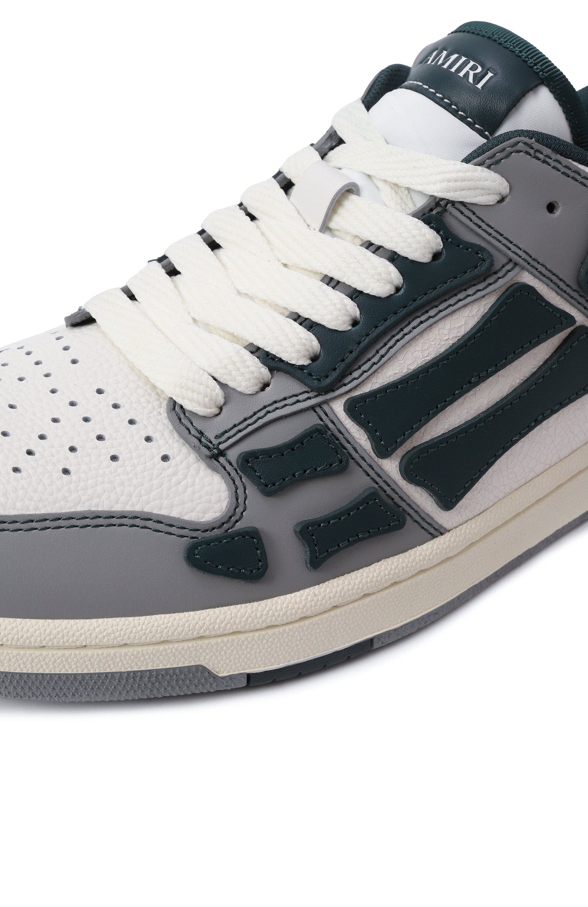 Кожаные кеды varsity skel top AMIRI, арт. AMF0SR1077, фото 7