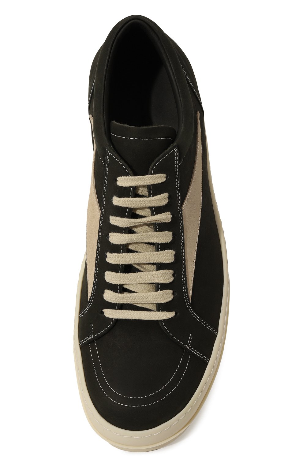 Кеды porterville vintage из нубука RICK OWENS, арт. RU02D6897/LWNLVS, фото 6