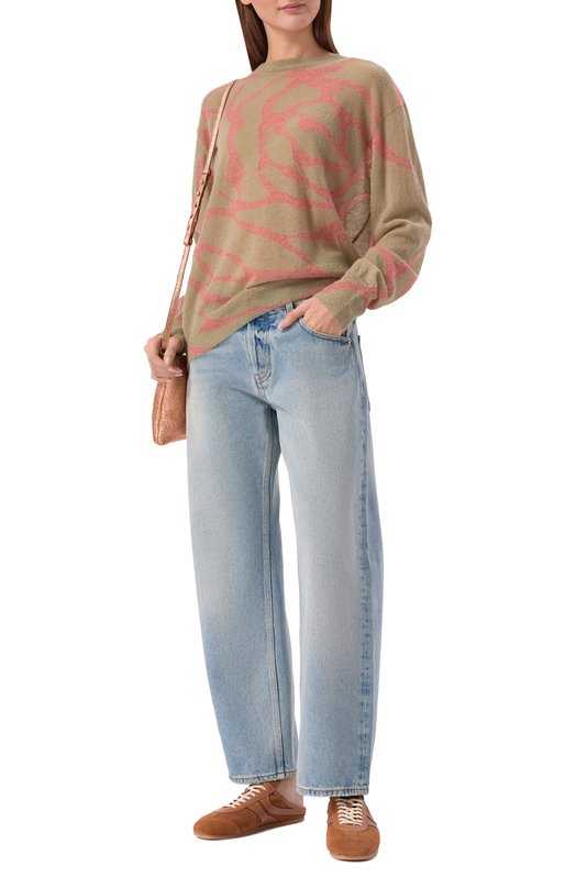 Замшевые сабо Dries Van Noten 011778/0126 Коричневый  011778/0126 Фото 3