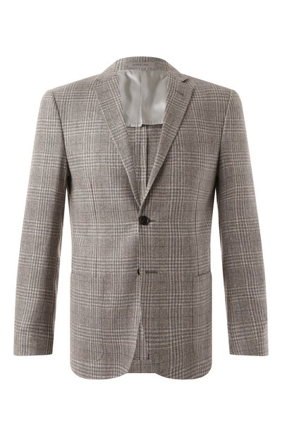 Мужской пиджак из шелка и шерсти CORNELIANI, арт. 25X002-2516215