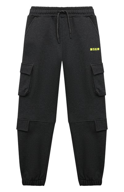 Хлопковые брюки-карго MSGM KIDS, арт. F3MSJUFP045, фото 1