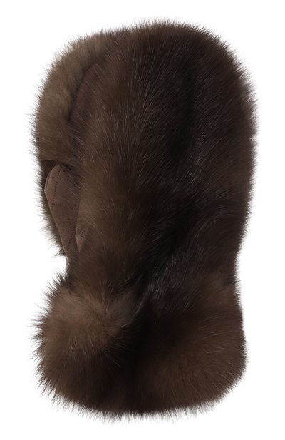 Варежки enigma black из меха соболя BLACK SABLE, арт. BS-002V, фото 1