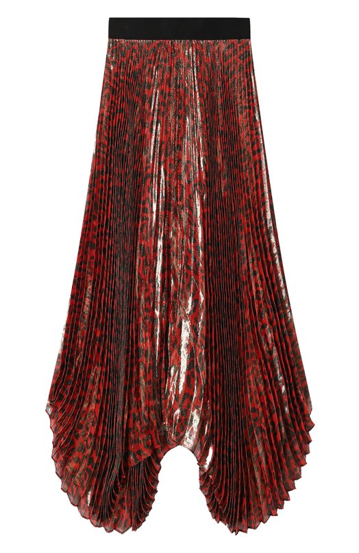 

Шелковая юбка Alice + Olivia, Красный