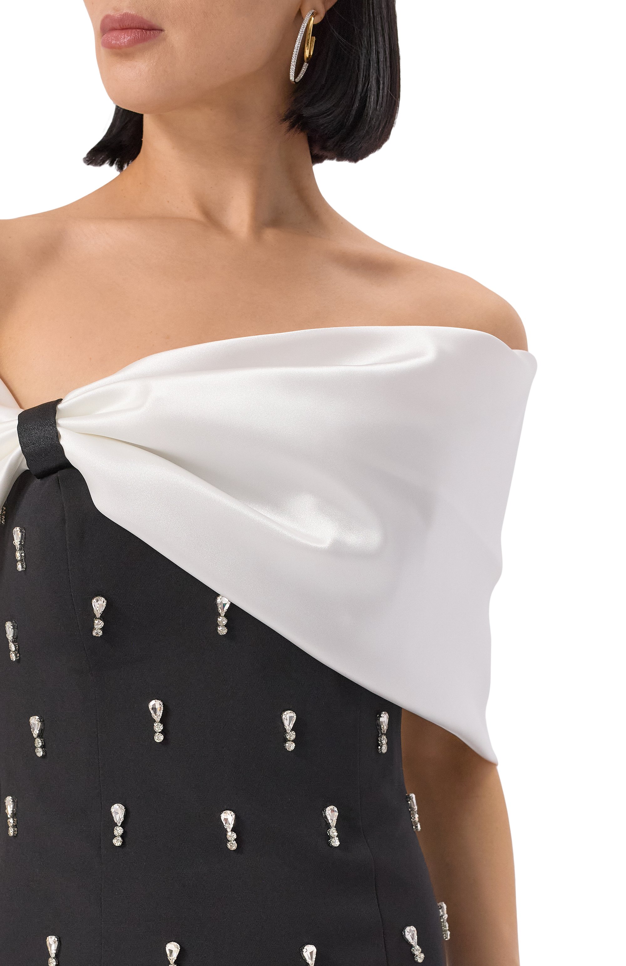 Платье с отделкой стразами SASHA KIM, арт. УТ-00001742, фото 4