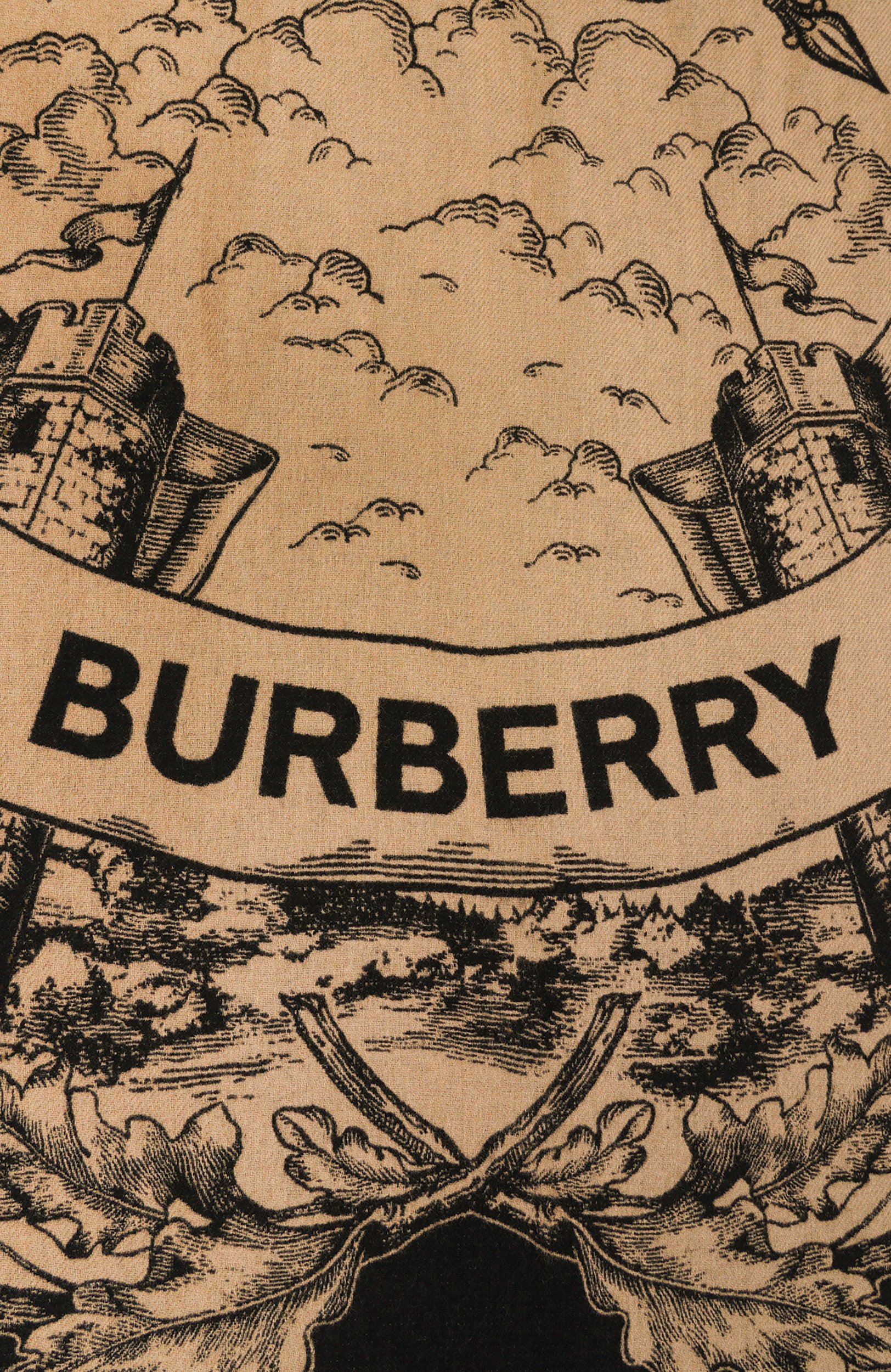 Кашемировый шарф BURBERRY, арт. 8073768, фото 3