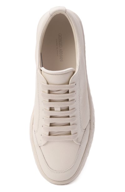 Кожаные кеды GIORGIO ARMANI, арт. GM003220/AF19222, фото 5