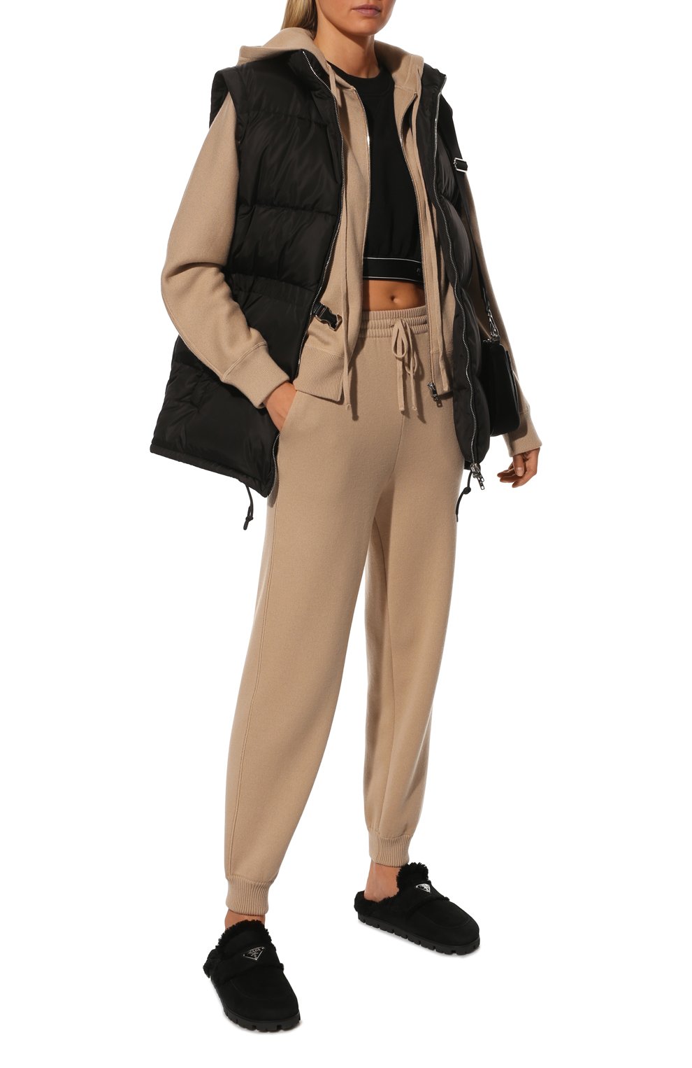 Кашемировые джоггеры PRADA, арт. 22237-10F4-F0627-212, фото 2