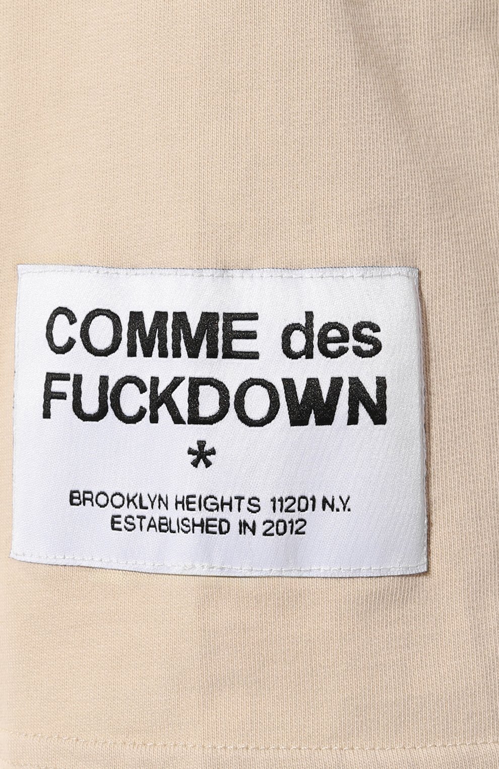 Хлопковая футболка COMME DES FUCKDOWN, арт. CFABW00128, фото 5