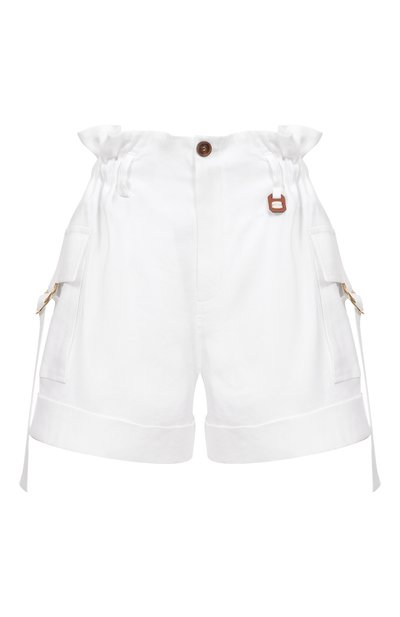 Женские шорты изо льна и вискозы LORENA ANTONIAZZI, арт. E2534PA26A/3347