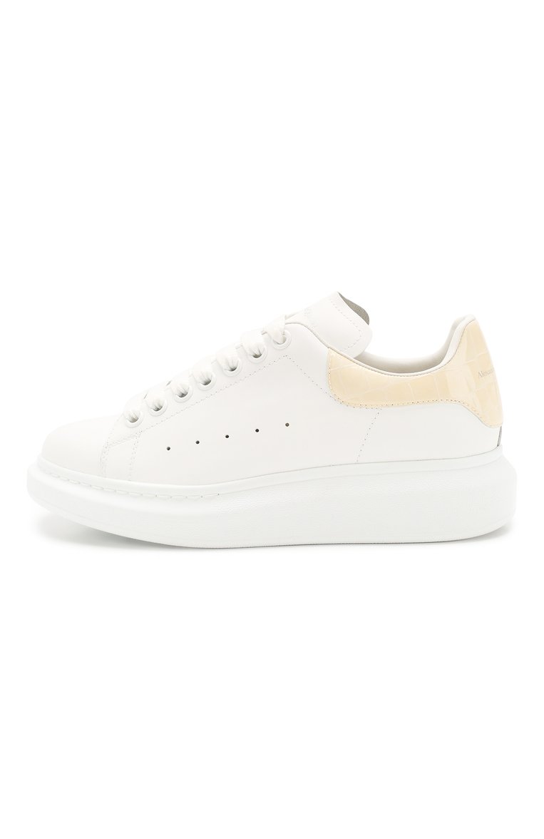 Кожаные кеды ALEXANDER MCQUEEN, арт. 553770/WHXMY, фото 1