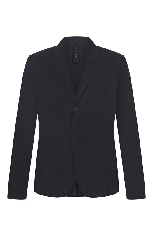 Хлопковый пиджак Transit CFUTRCG163 Чёрный CFUTRCG163