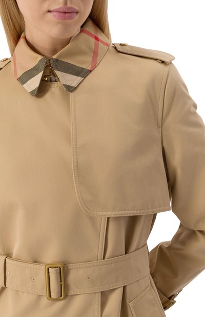 Хлопковый тренч BURBERRY, арт. 8076363, фото 5