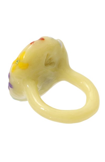 Кольцо LILI ARCHIVE желтого цвета по цене 28050 руб., арт. RMKVFL1, фото 3 Кольцо LILI ARCHIVE, арт. RMKVFL1, фото 3