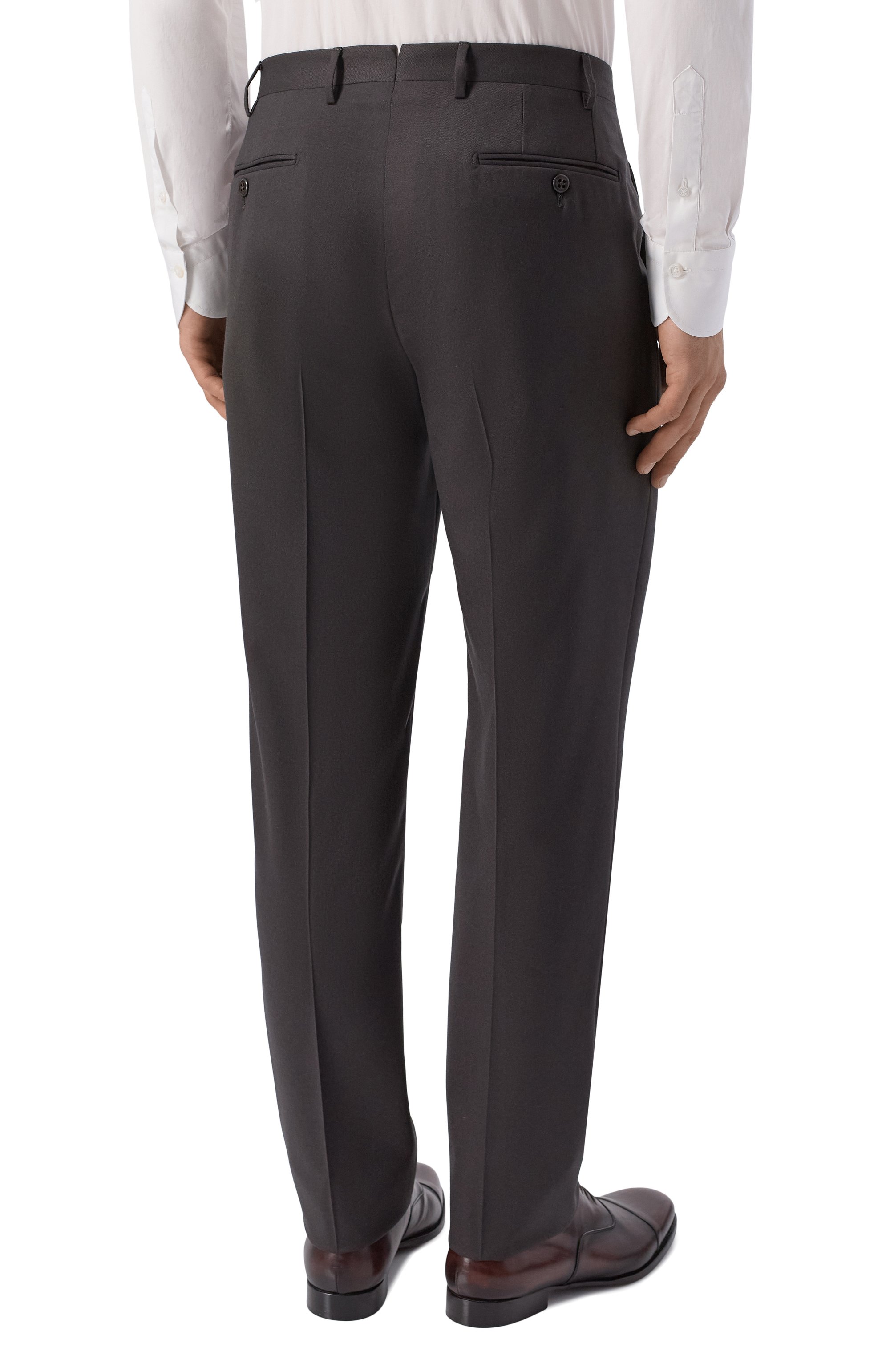 Шерстяные брюки CORNELIANI, арт. 285B01/2A18111, фото 4