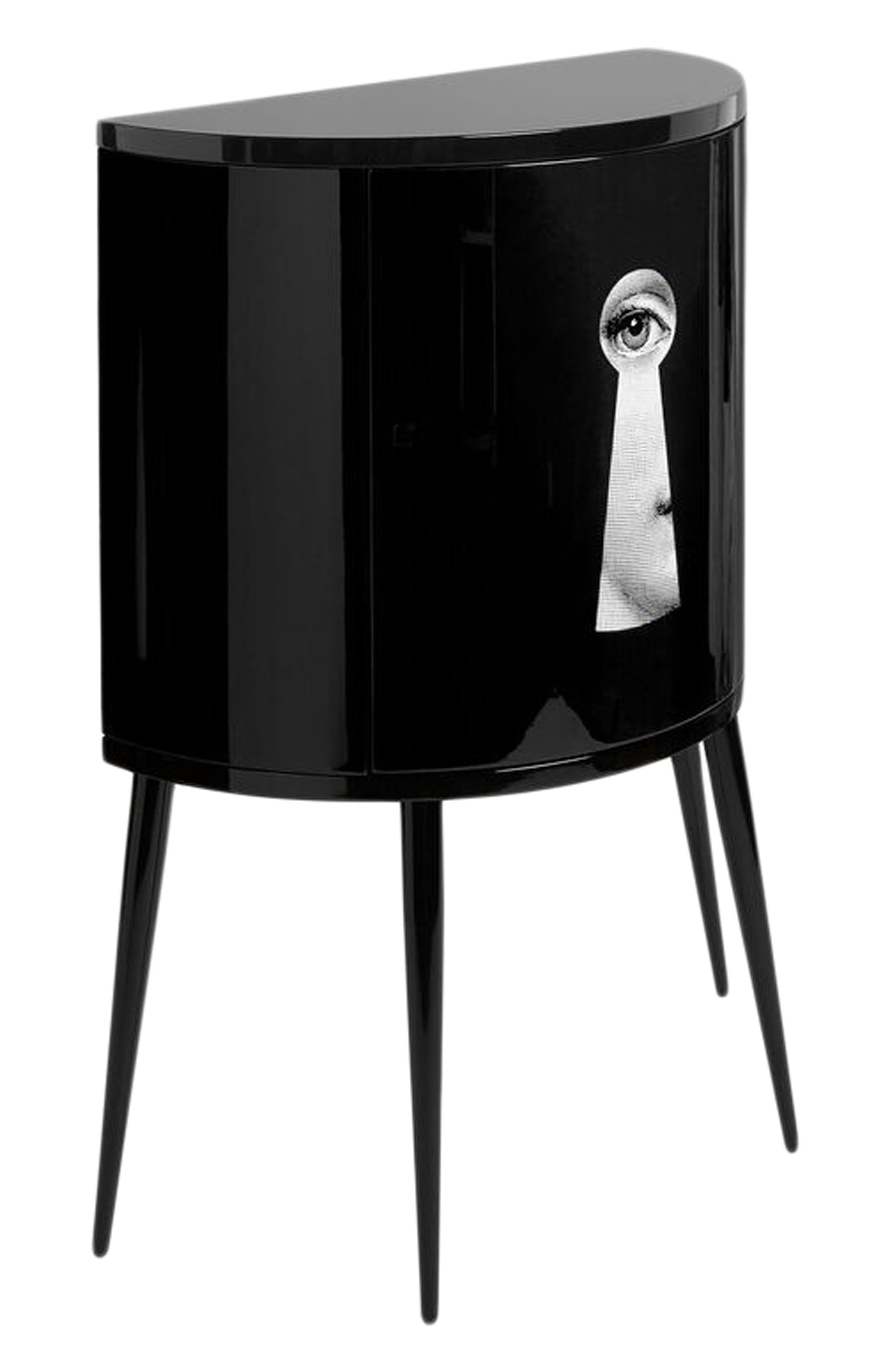 Консоль serratura FORNASETTI черного цвета по цене 1055000 руб., арт. M51X001, фото 2 Консоль serratura FORNASETTI, арт. M51X001, фото 2