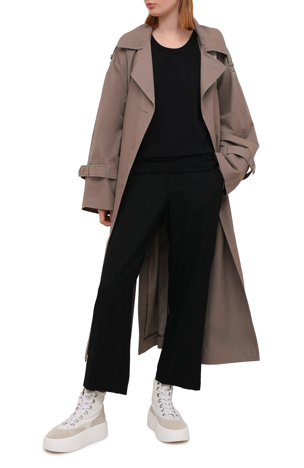 Шерстяные брюки YOHJI YAMAMOTO, арт. FD-P18-100, фото 2