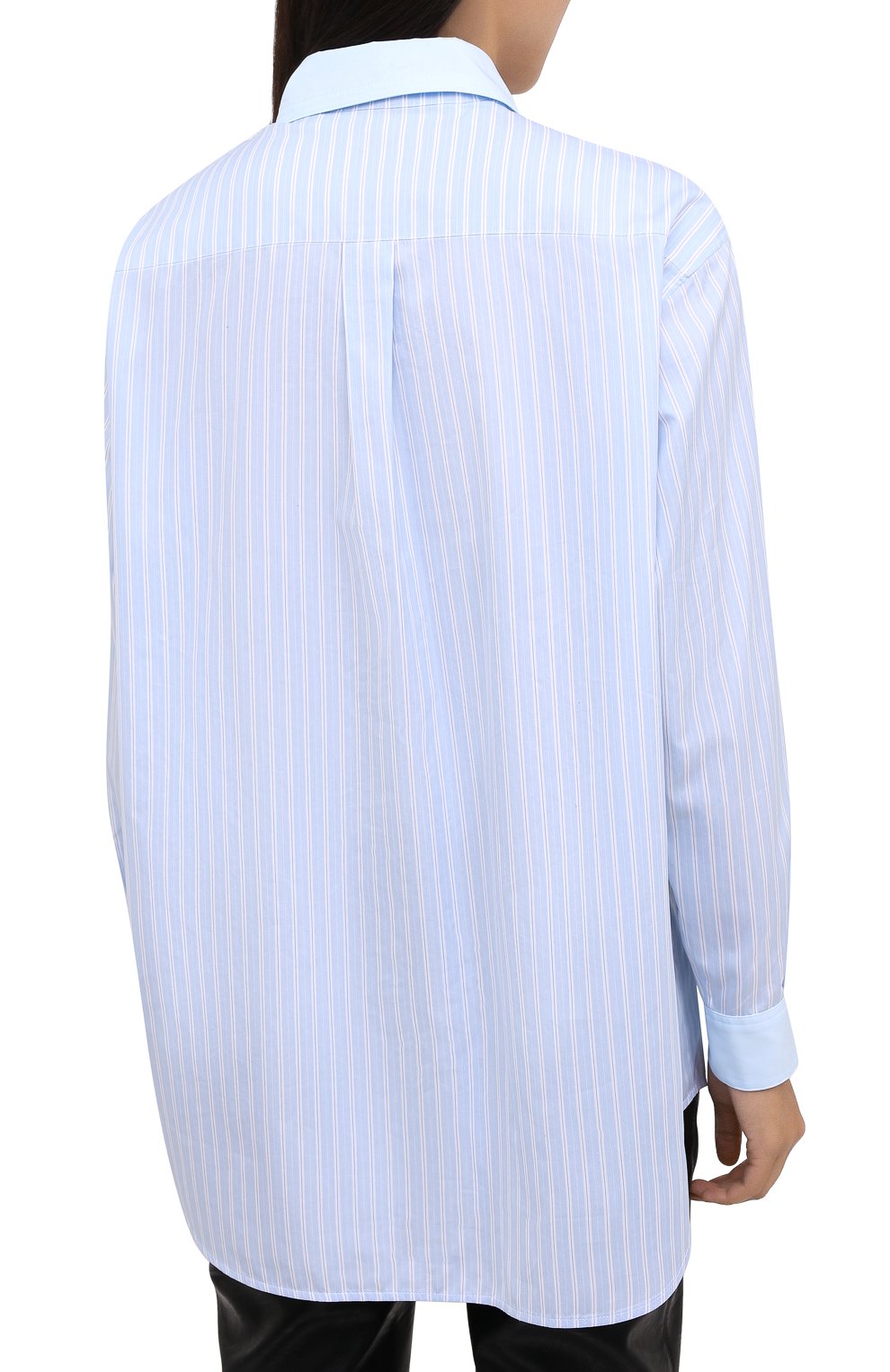 Рубашка из хлопка и шелка BURBERRY, арт. 8032214, фото 4