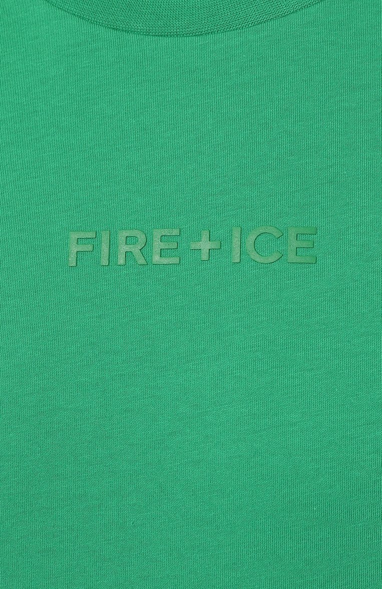 Мужская хлопковая футболка BOGNER FIRE+ICE зеленого цвета, арт. 54437308 | Фото 5 (Принт: Без принта; Рукава: Короткие; Длина (для топов): Стандартные; Материал сплава: Проставлено; Материал внешний: Хлопок; Драгоценные камни: Проставлено; Стили: Кэжуэл)