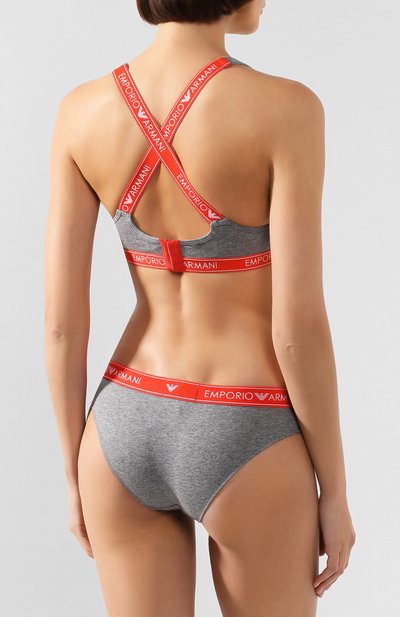 Хлопковый бюстгальтер EMPORIO ARMANI, арт. 163995/9A317, фото 3