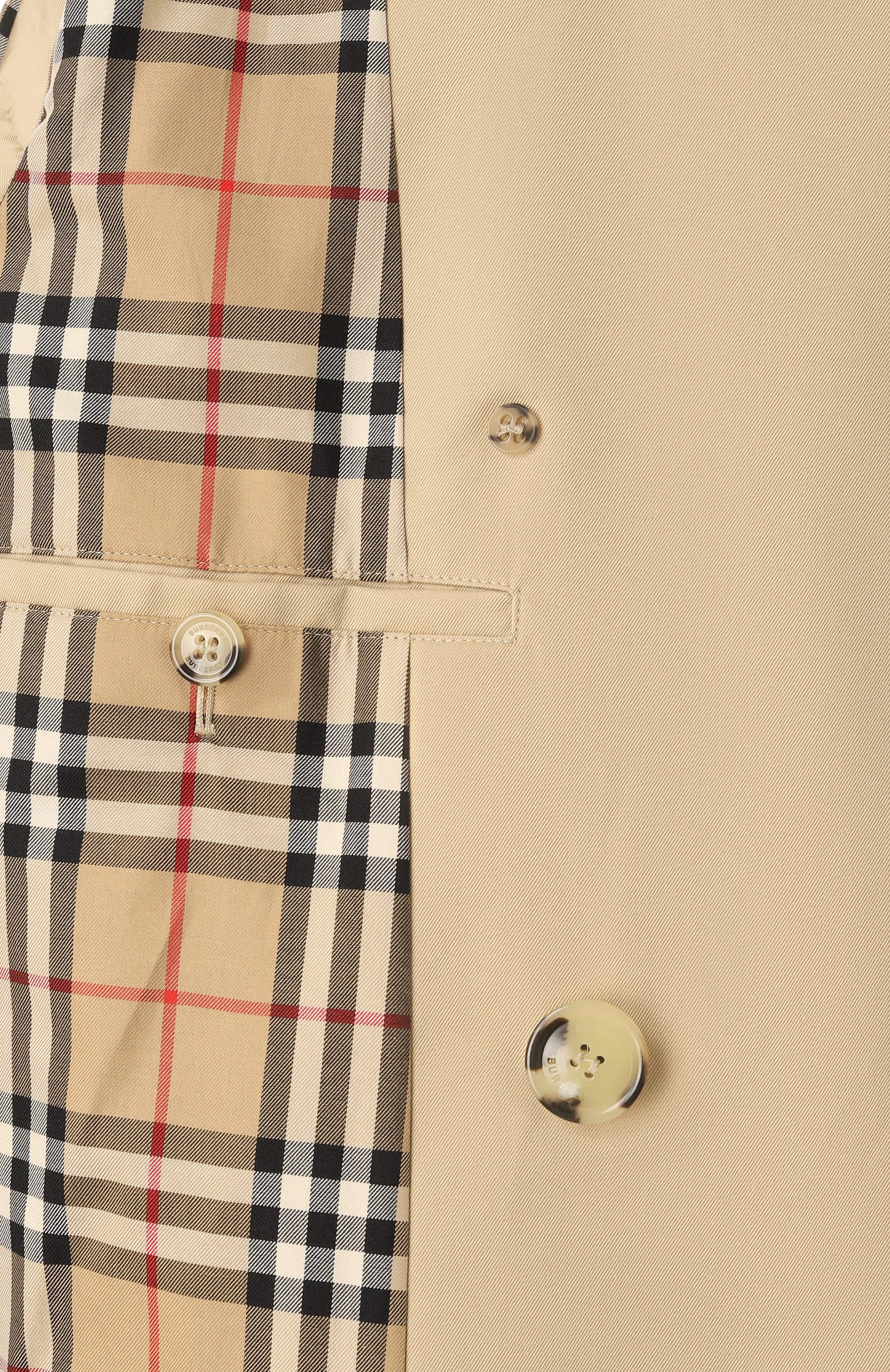 Хлопковый тренч BURBERRY, арт. 8079388, фото 7