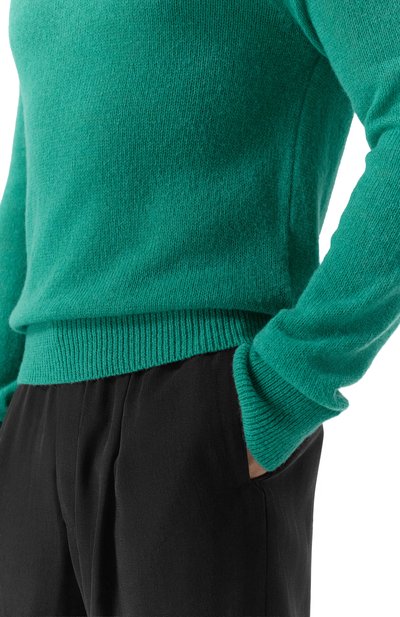 Свитер DRIES VAN NOTEN зеленого цвета по цене 64850 руб., арт. 021231/3723, фото 5 Свитер DRIES VAN NOTEN, арт. 021231/3723, фото 5